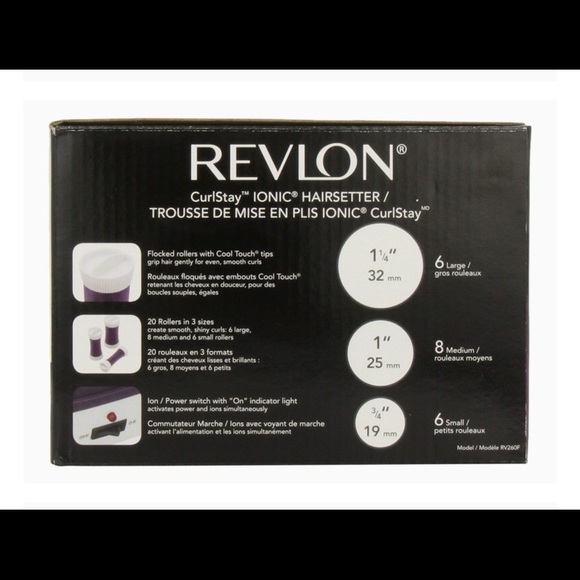 OB Revlon RV260F 20 Pc Ionic Professional Hairsetter - Picture 3 of 5